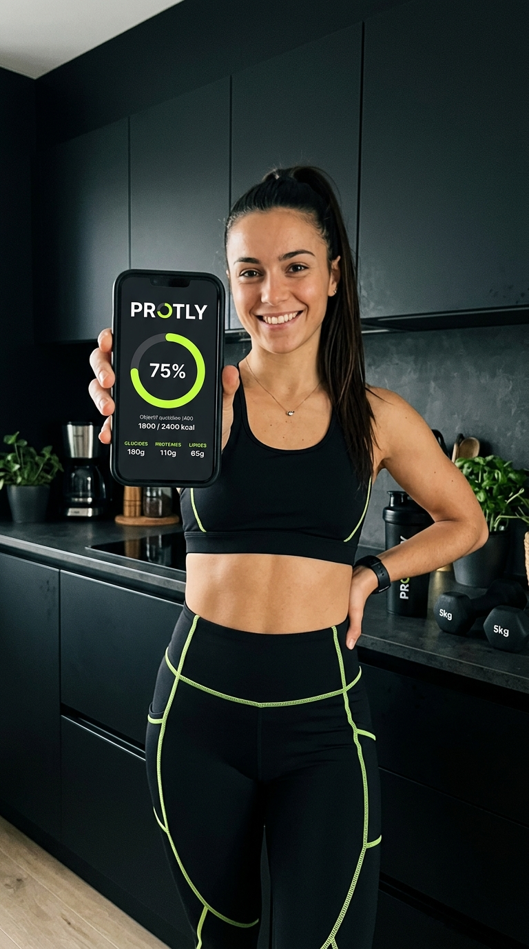 Utilisateur Protly en salle de sport