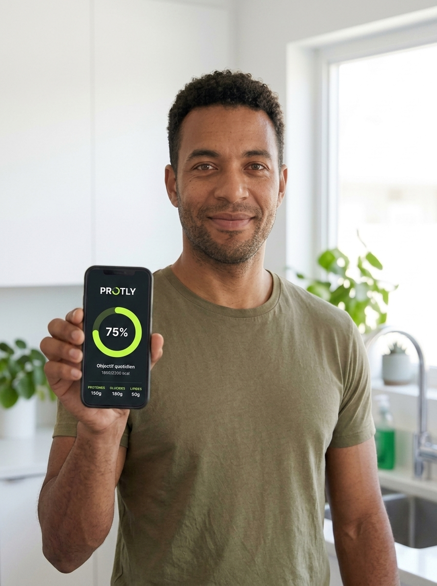 Utilisateur Protly avec écran de suivi